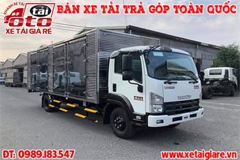 Xe Tải ISUZU FRR650 6T5 Thùng Kín Chở Pallet | ISUZU FRR90NE4 kín 04 cửa hông chở pallet